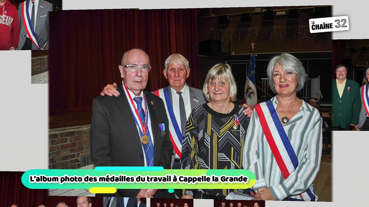 L'album photo des médailles du travail à Cappelle la Grande