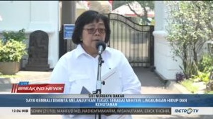 Siti Nurbaya Kembali Jadi Menteri LHK