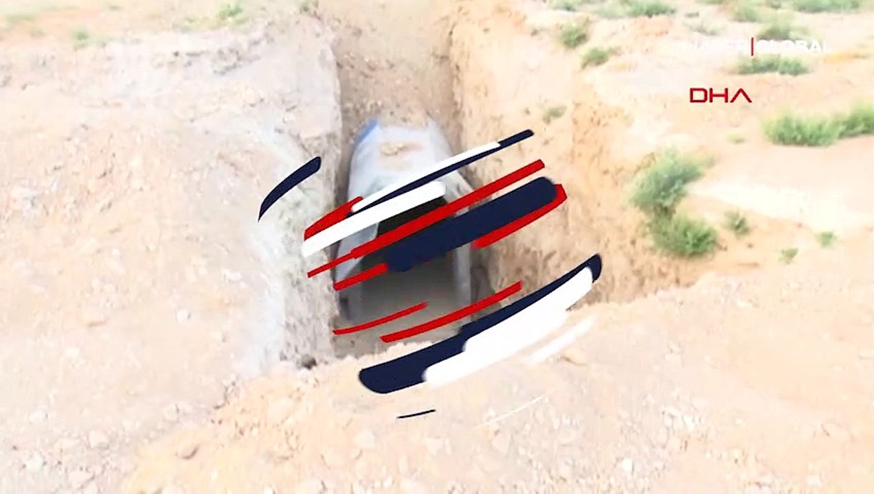 PKK/YPG'li teröristler Tel Abyad'ı köstebek yuvasına çevirmiş