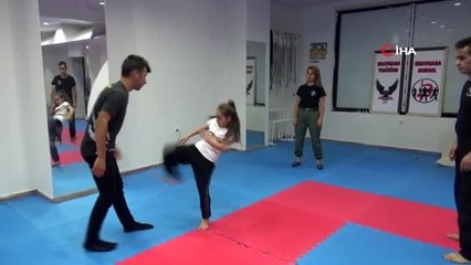 Diyarbakır'da kadınlar ile çocuklar, kapkaç ve şiddete karşı Krav Maga öğreniyor