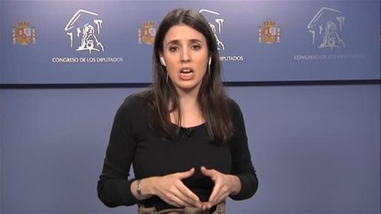 Irene Montero: "Pedro Sánchez no quiere coger el toro por los cuernos"