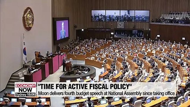 Moon calls on parliament to unite energy on creating innovative and fair nation, and calls on N. Korea to respond