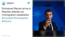Emmanuel Macron est arrivé à Mayotte, l’immigration clandestine au cœur de sa visite