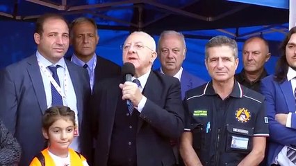 Campania, rischio vulcanico- De Luca parla dei piani di evacuazione (19.10.19)