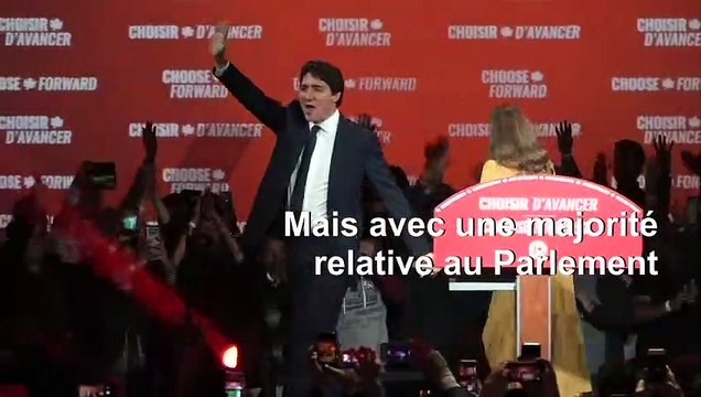 Canada: Justin Trudeau réélu mais sans majorité