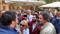 Roma - Salvini incontra i cittadini al mercato di Piazza Epiro (22.10.19)