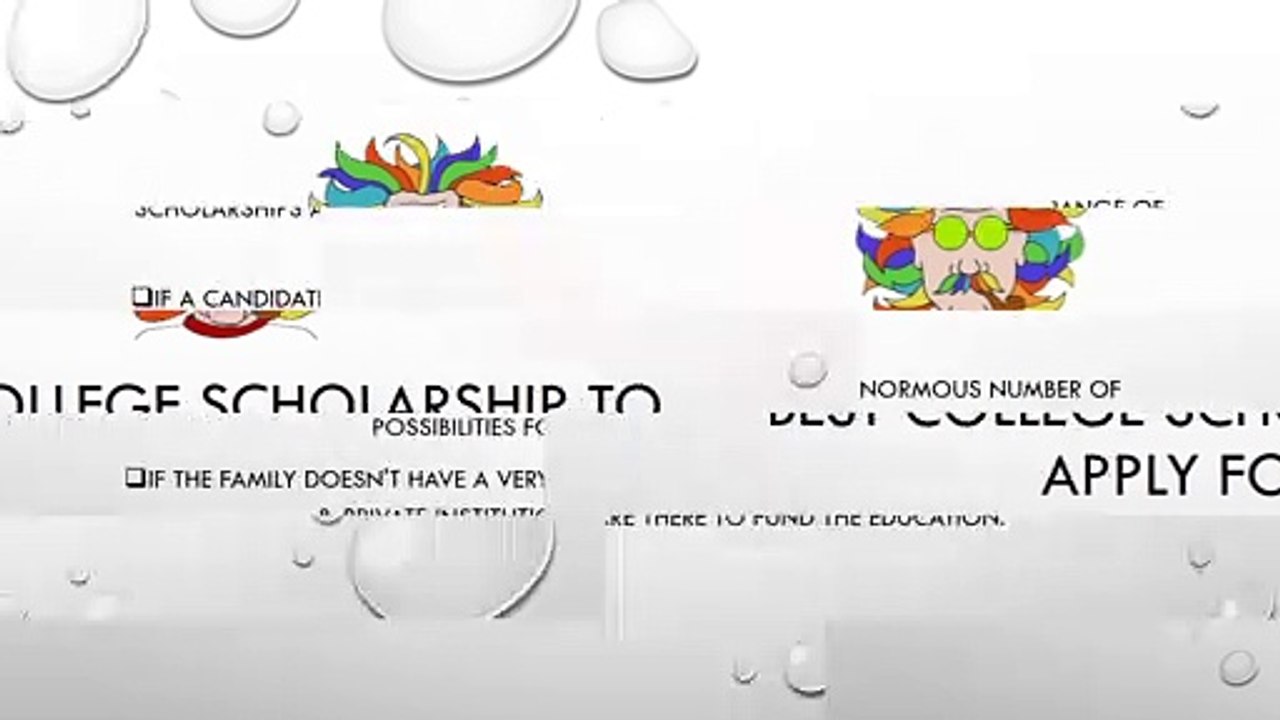 Applied but Not benefited scholarships for Colleges?