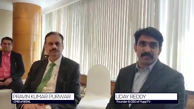 Exclusive: Interaction With BSNL, CMD, P K Purwar And Yupp TV, Founder, Uday Reddy