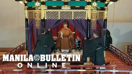 Japan emperor completes enthronement in ritual-bound ceremony