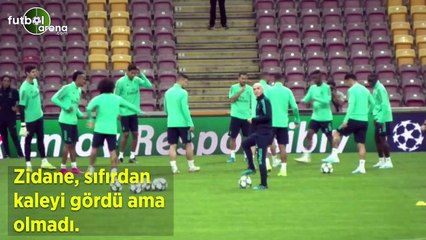 Zidane, sıfırdan kaleci gördü ama olmadı