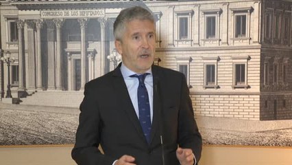 Grande-Marlaska asegura que las medidas de seguridad de Sánchez en Barcelona respondían al "protocolo habitual"