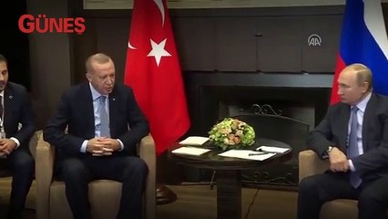 Başkan Erdoğan-Putin'in görüşmesi başladı