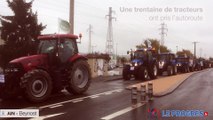 Une centaine d’agriculteurs de l’Ain en route jusqu’à la préfecture du Rhône