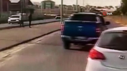 Öğrencilerin üzerine kamyonet sürdü, ''şaka yaptım'' dedi