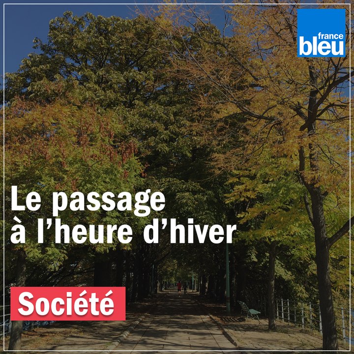 Passage à l'heure d'hiver, à 3 heures il sera 2 heures