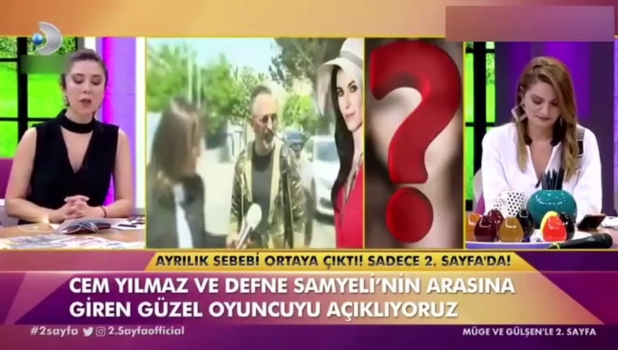 Cem Yılmaz Defne Samyeli aşkını Sereney Sarıkaya mı bitirdi ?