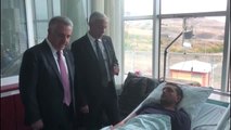 AK Parti Kars milletvekilleri Arslan ve Kılıç'tan yaralı askerlere ziyaret
