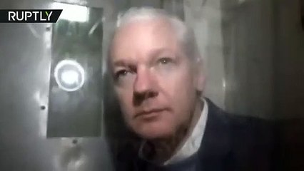 Assange’ın cezaevi aracından çekilmiş son görüntüsü yayınlandı
