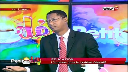 Education (L'impasse dans le système éducatif) - Petit Déj du 22 oct. 2019