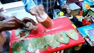 Meetha Paan (Sweet Betel Leaf) | Street Food India | Cheapest and Tastiest in the World