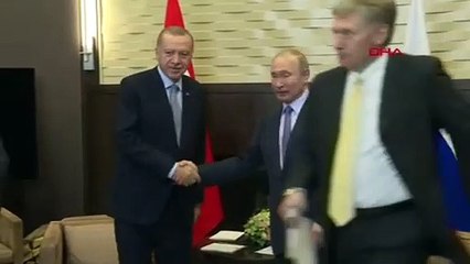 Gözler Soçi'de ! Putin-Erdoğan görüşmesi başladı