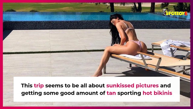 Kylie Jenners recent girl trip is all about bikinis, pools and showing off her sexy butt