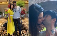 Sunny Leone gives husband a peck on the lips on his birthday
