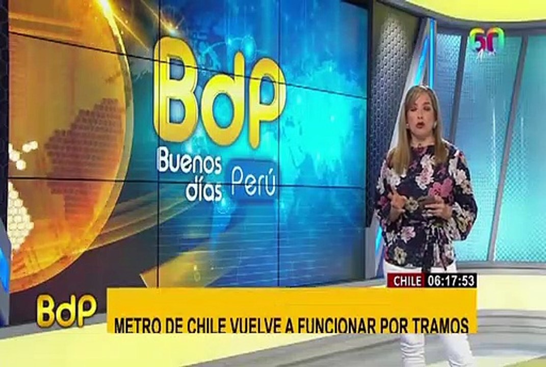 Protestas en Chile: Metro vuelve a funcionar po...