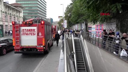 Şişli-mecidiyeköy metro istasyonu'nda intihar