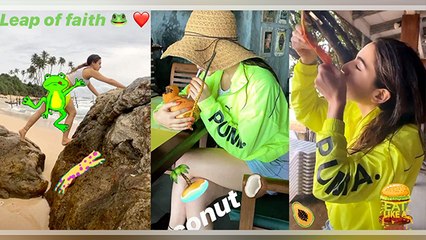 Sara Ali Khan ENJOYS Sri Lankan holiday,Check out | FilmiBeat