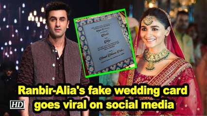 Ranbir-Alia's fake wedding card goes viral on social media