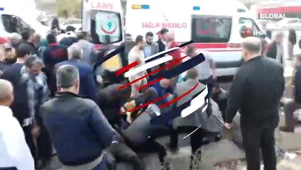 Kayseri'de işçi servisi takla attı, çok sayıda yaralı var