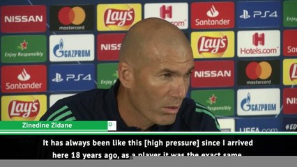 Zidane used to Madrid pressure ahead of Galatasaray clash