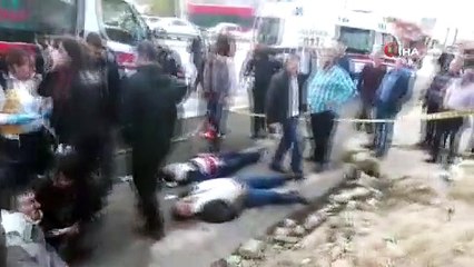 Kayseri'de işçi servisi takla attı