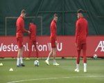 Lallana caught out in Liverpool training