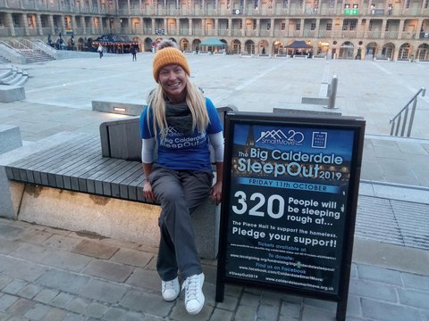 The Big Calderdale Sleepout takes over the Piece Hall