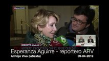 El majestuoso troleo de Esperanza Aguirre al pesado reportero de laSexta