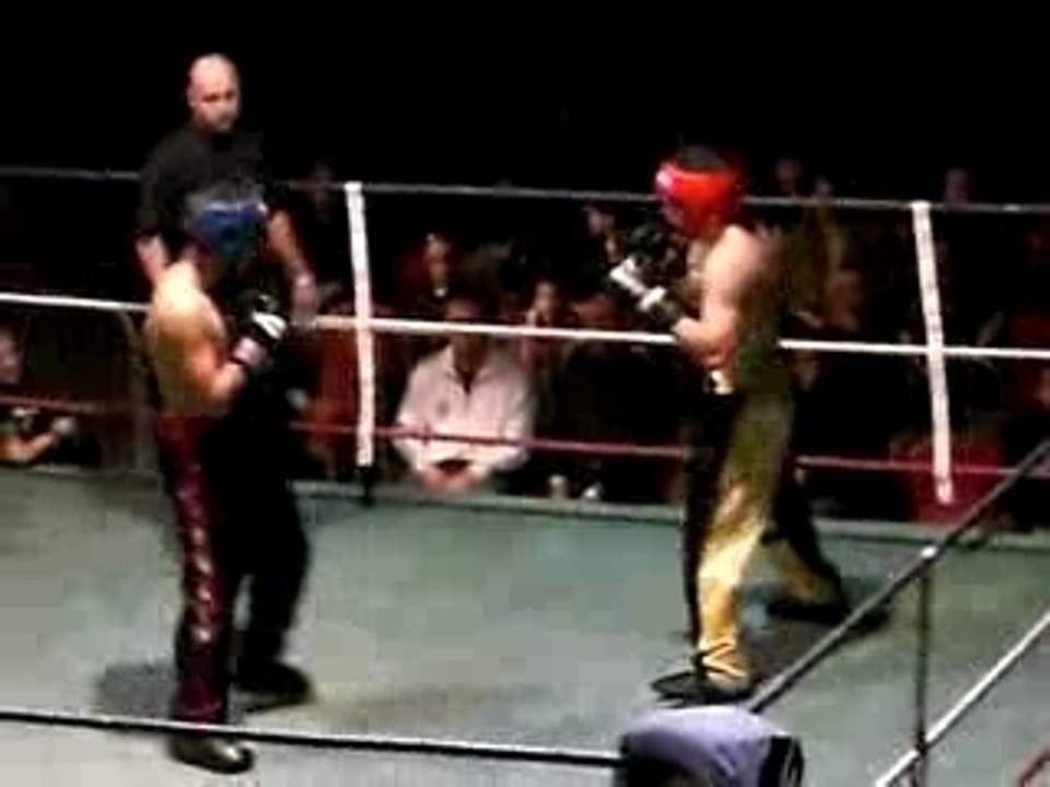 combat de full contact 1er round dock des sud marseille