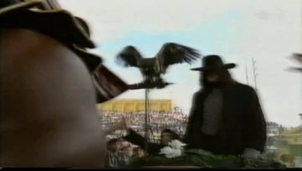 (ITA) The Undertaker contro Giant Gonzales (WWF WrestleMania IX 1993) [Tele 2 - Dan Peterson]