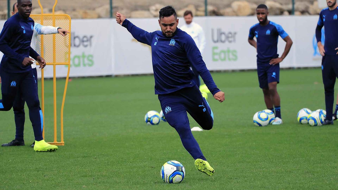 A l’entraînement avec Dimitri Payet