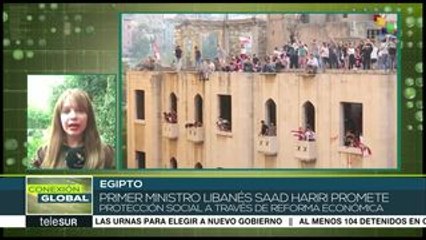 Primer ministro de Líbano y gabinete aprueban reforma pese a protestas