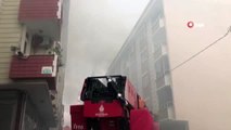 Esenyurtta çatı katında çıkan yangın nedeniyle panik yaşandı