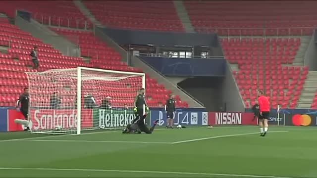 El Slavia Praga ultima detalles de cara al partido de Champions de este miércoles ante el Barça