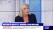 Élection présidentielle de 2022: pour Marine Le Pen, "Robert Ménard est tout seul"