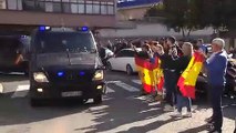 La Coruña recibe como héroes a los policías gallegos desplegados en Barcelona