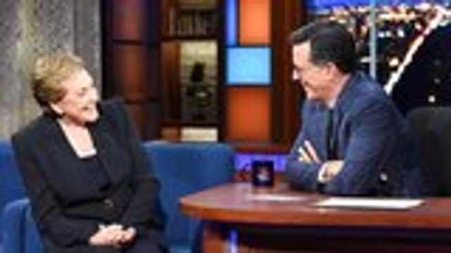 Julie Andrews Gets Candid About Therapy on 'The Late Show' | THR News