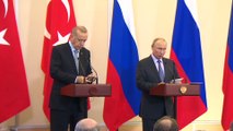 Erdoğan-Putin ortak basın toplantısı - Rusya Devlet Başkanı Vladimir Putin - SOÇİ