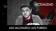 Más millonarios, más pobreza en España - En la Frontera, 22 de octubre de 2019