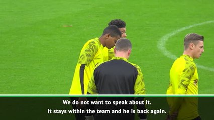 Favre and Weigl draw a line under Sancho controversy