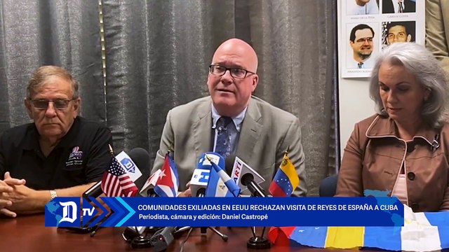 Líderes exiliados en EEUU rechazan visita de reyes españoles a Cuba